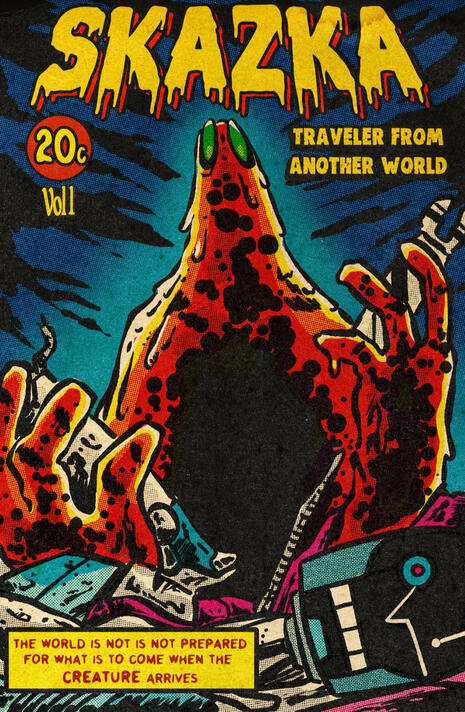 Traveler from Another World by @thedarkcartoon