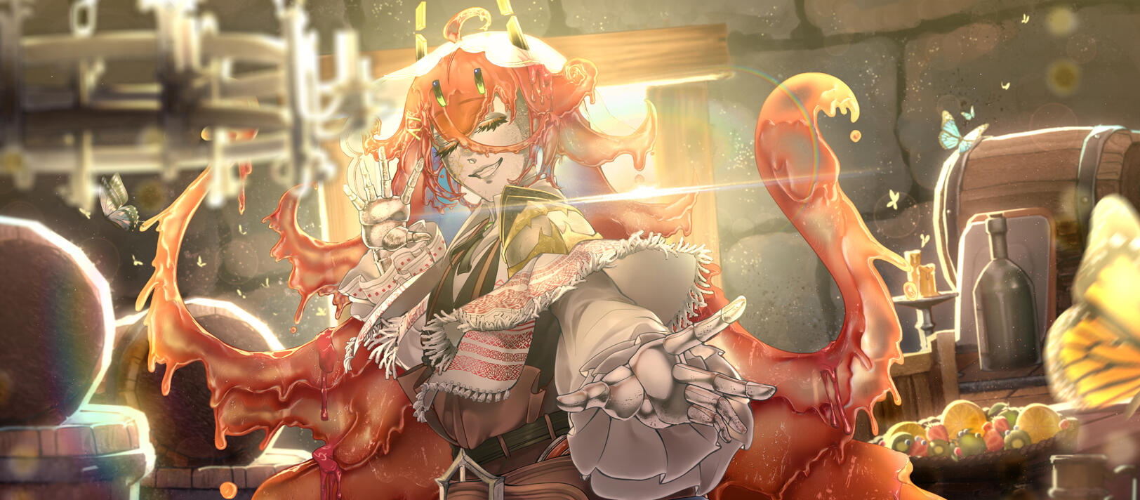 Carmine at Sunset by @MiscyOwl