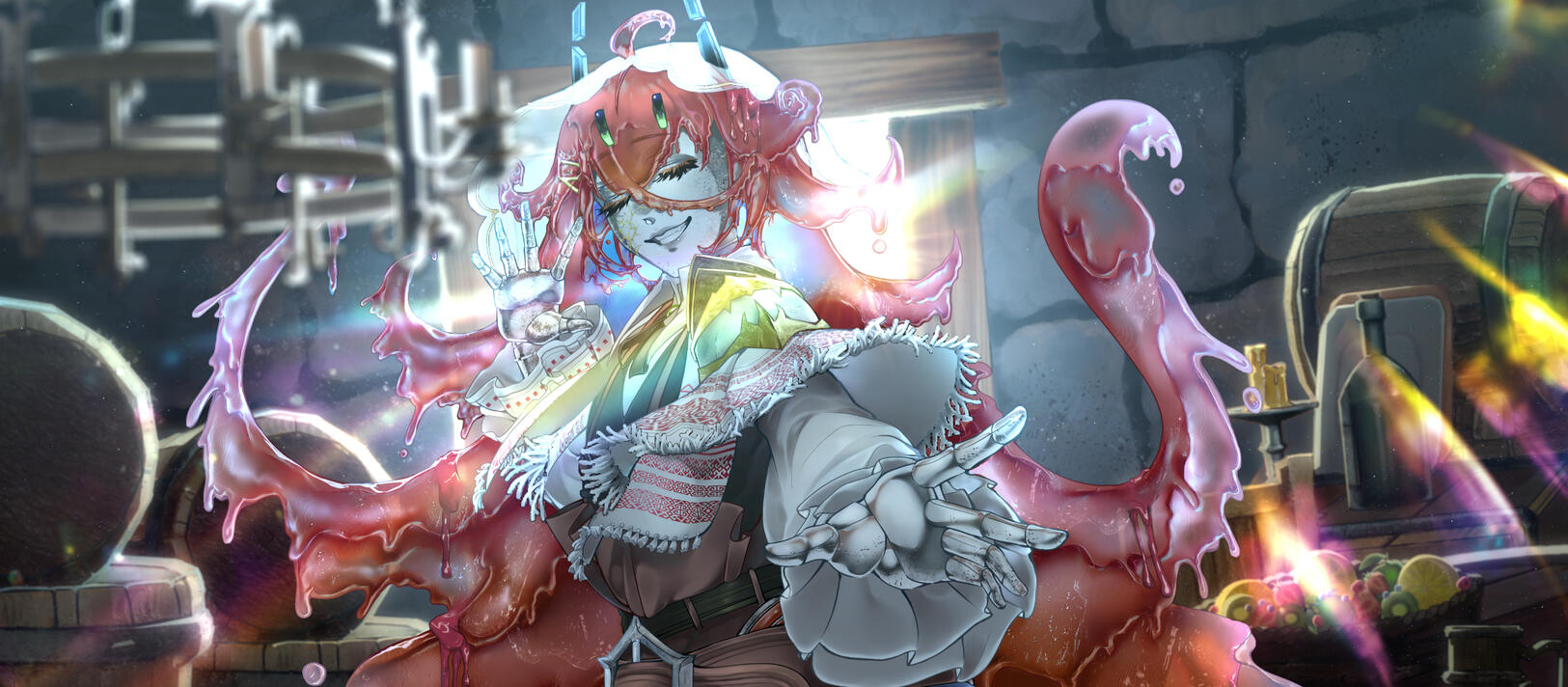 Carmine at Morning by @MiscyOwl