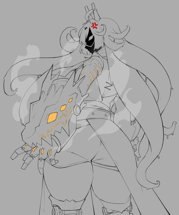 Serious Carmine by @Profesuhslab