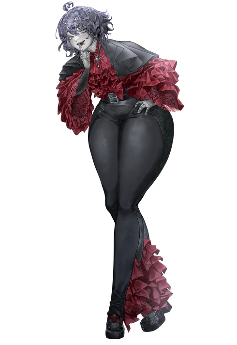 Goth Carmine w/ Lighting by @MiscyOwl