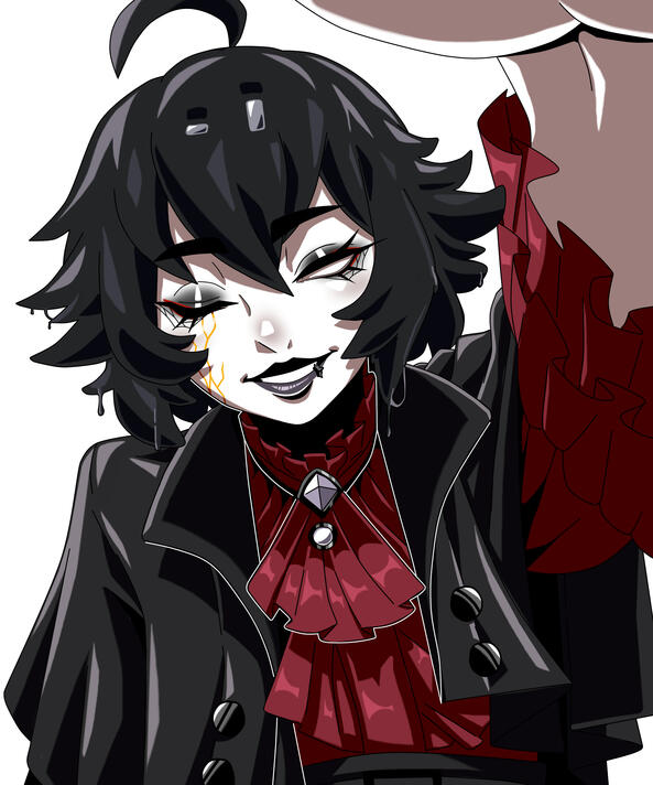 Goth Carmine by @dawizurd